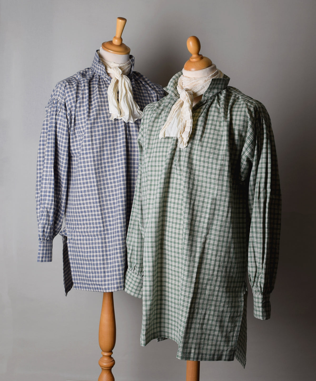 Check Linen Cotton C18th Sailor's Shirt (SH120CB)