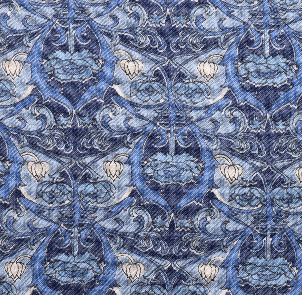Blue Art Nouveau Liberty Jubilee Fabric (FDLIB20) Darcy Clothing