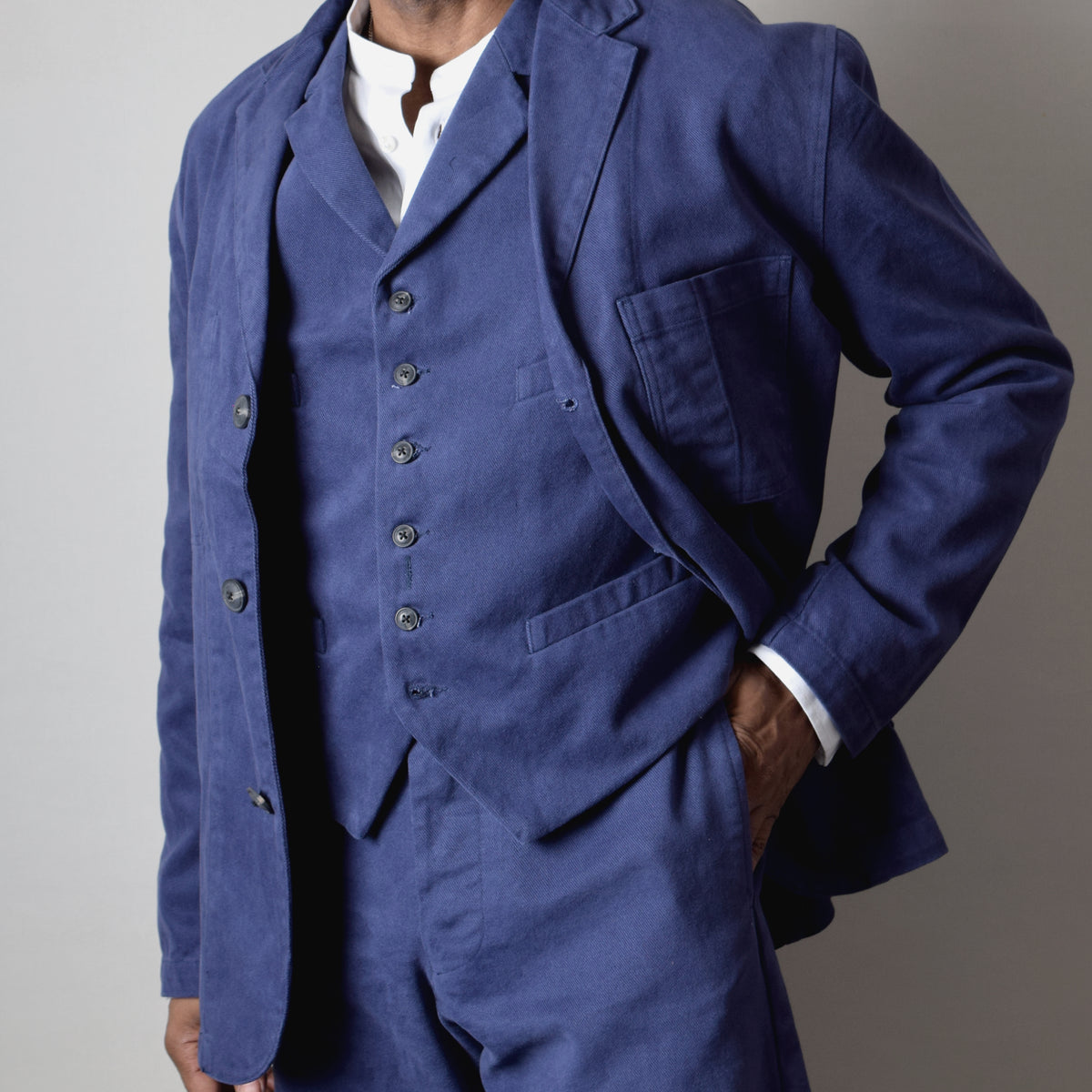 Washed Cotton Drill Work Jacket (JA100)