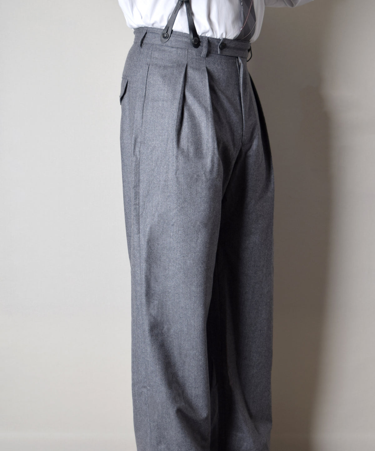 TR1920 - Grey Flannel Trouser