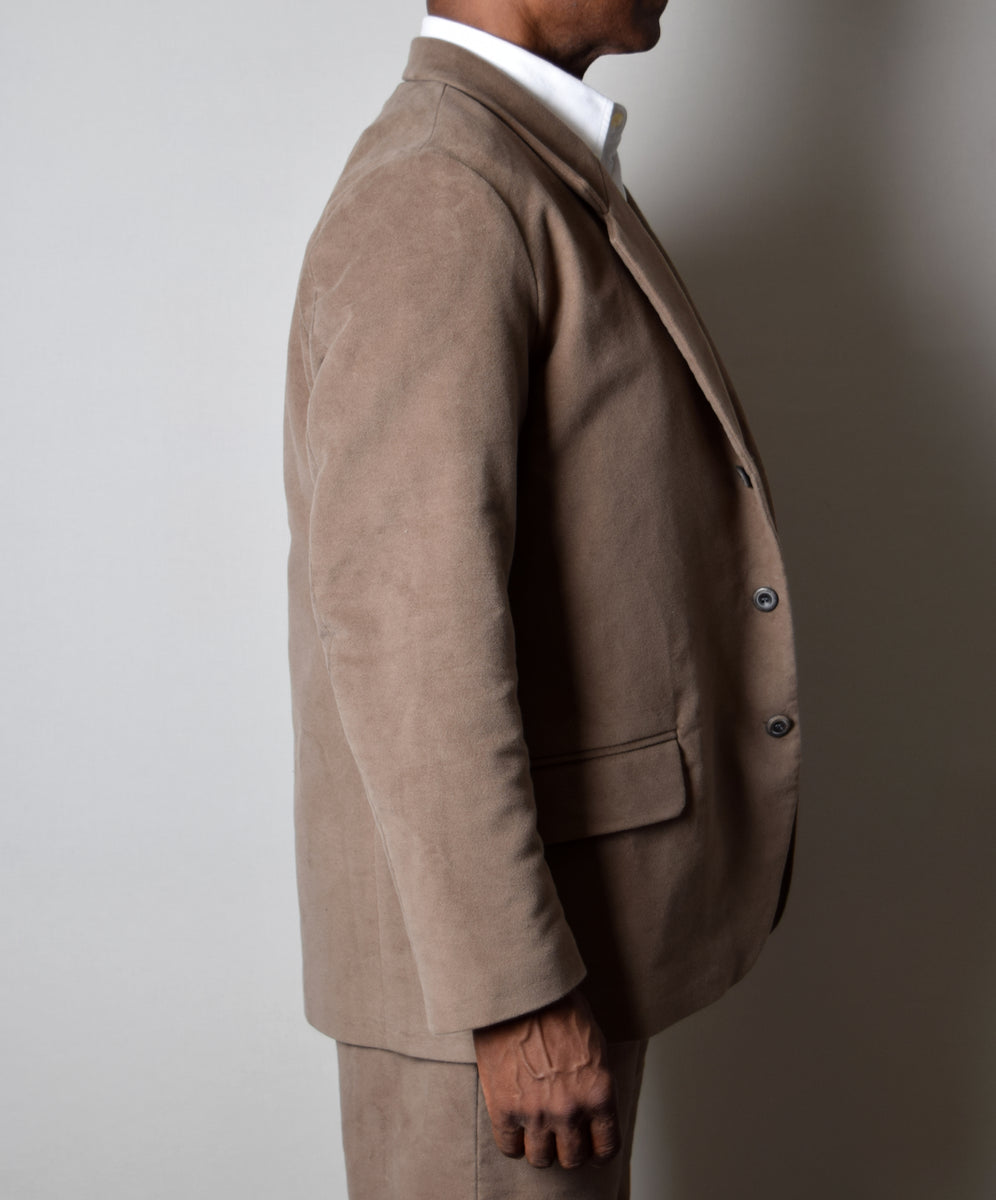 New Putty Moleskin Informal Lined C20th Jacket (JA1920-P