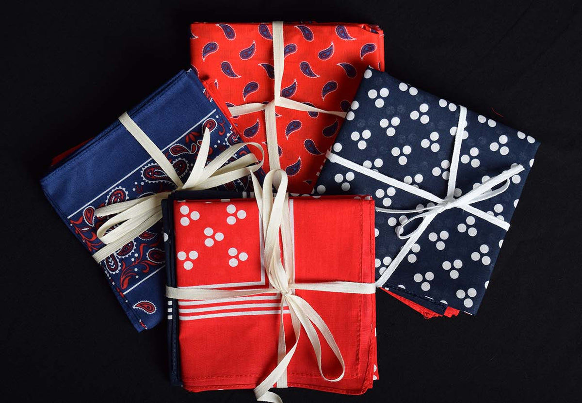 Printed Cotton Pocket Handkerchiefs/ Bandana (HA100) Darcy Clothing