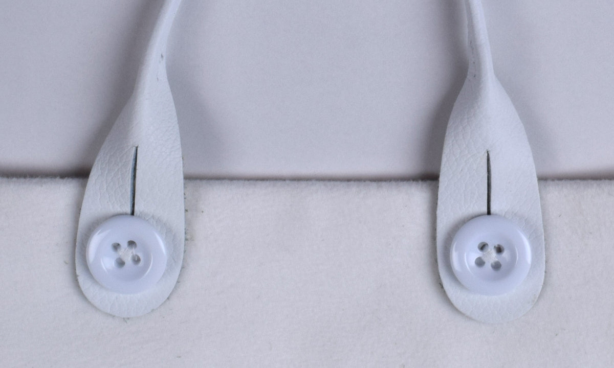 6 Fly Buttons (BU3) - White