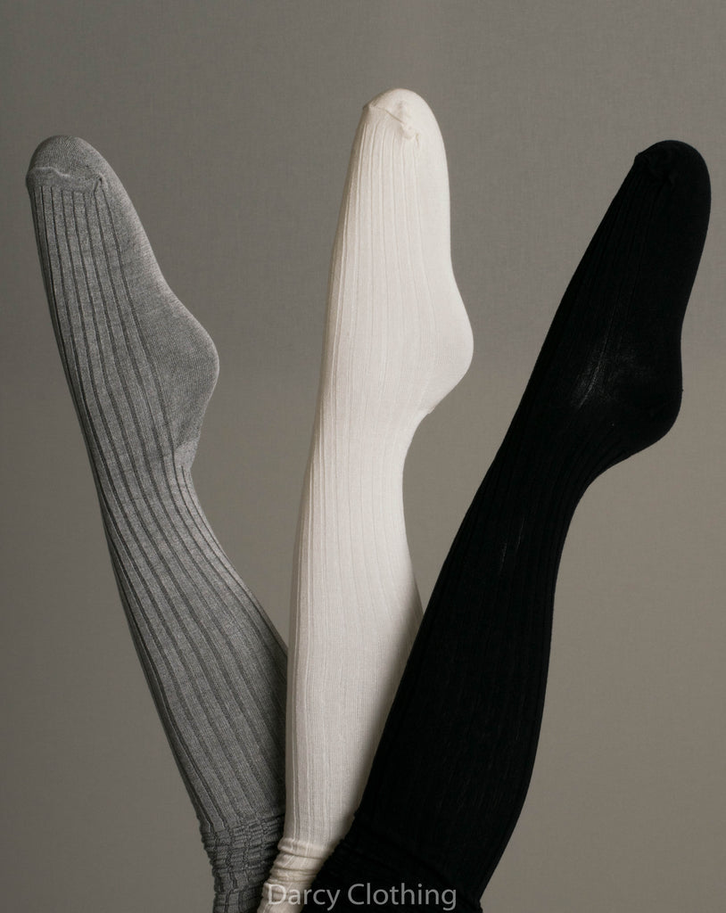 Ribbed Silk Stockings (SO155)