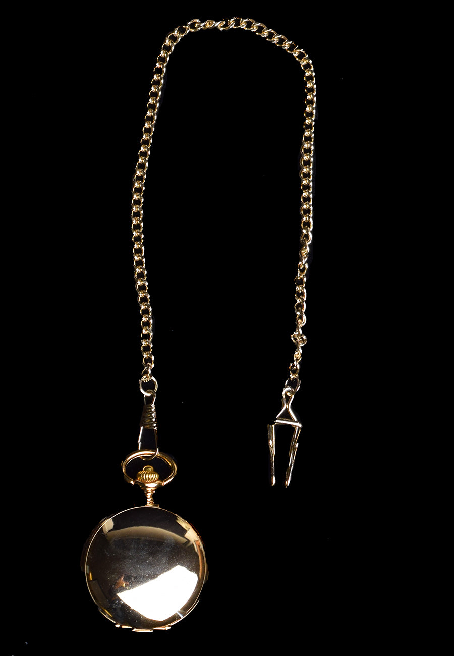 Replica Pocket Watches (ST930) - Plain Gold