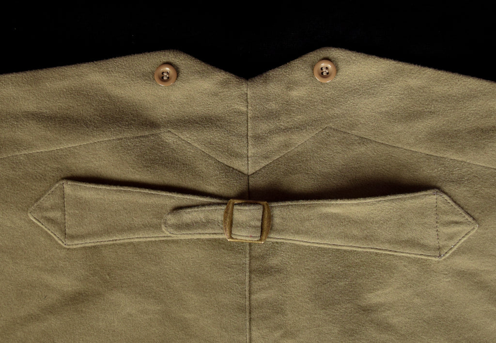 Cotton Moleskin High Waist Trousers (TR700) - New Putty