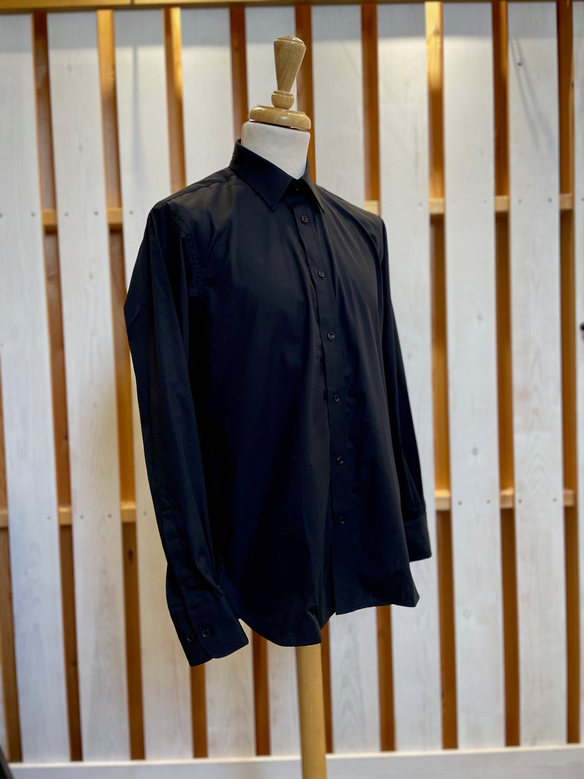 1950's Cotton Poplin Shirt (SH1950) - Black