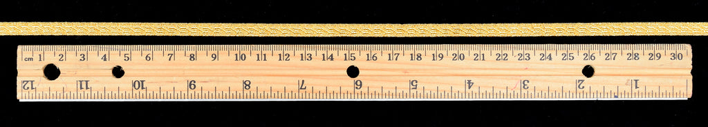 Narrow Gold Mylar braid 6mm (BDG006)