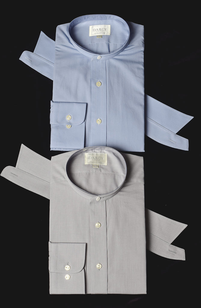 Plain Colour Neckband Tunic Shirt (SH186)