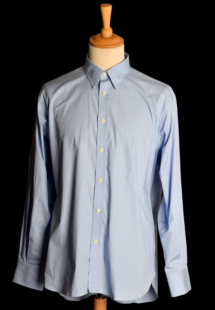 1950's Cotton Poplin Shirt (SH1950) - Airforce Blue
