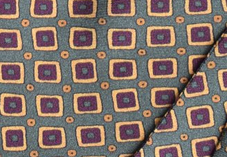 Printed Victorian Silk Bow Tie (CR562)