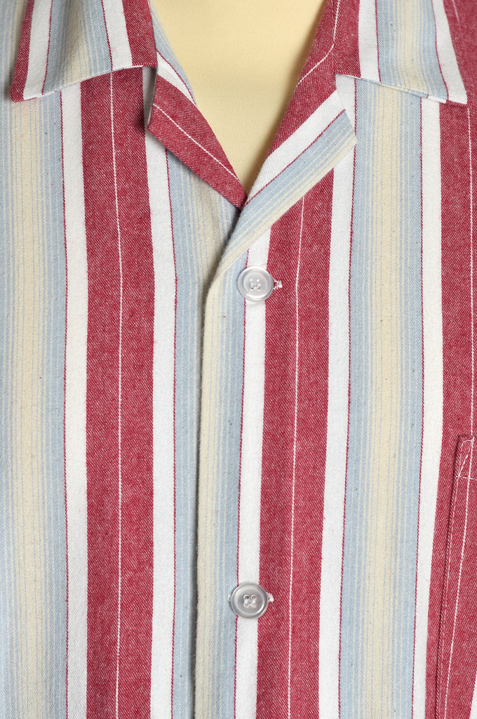 Traditional Stripe Pyjamas (NW420) - Wine/Grey