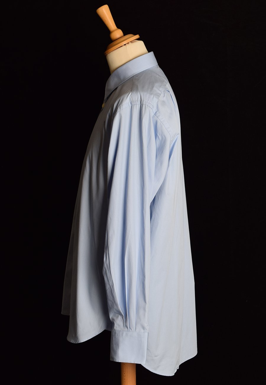 1950's Cotton Poplin Shirt (SH1950) - Airforce Blue
