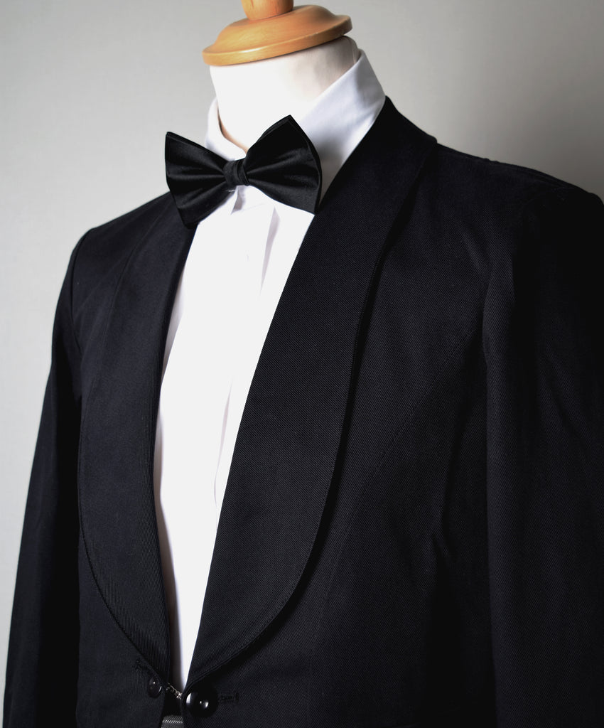 Black Cotton Drill Mess Jacket (JA117)