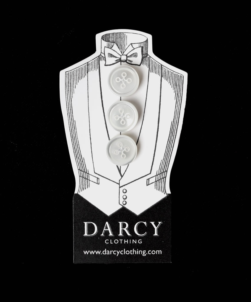 Set of 3 Mother of Pearl Shank Buttons (BU9)