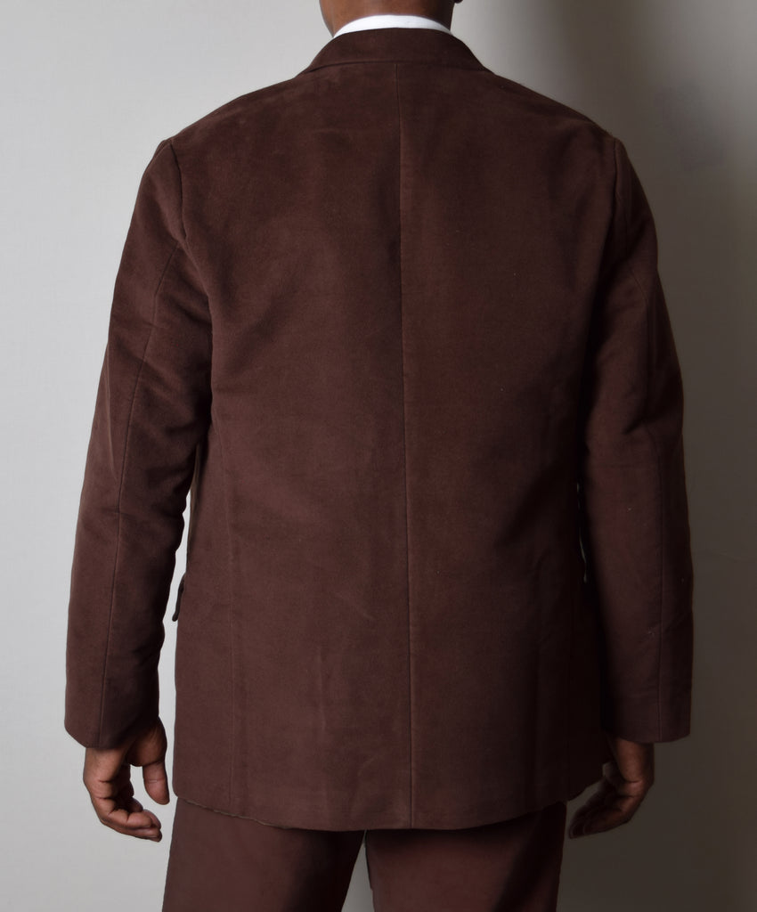 Chocolate Brown Moleskin Informal Lined C20th Jacket (JA1920-C)