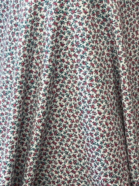 Green and Red Sprig Liberty Jubilee Fabric (FD-LIB-008)