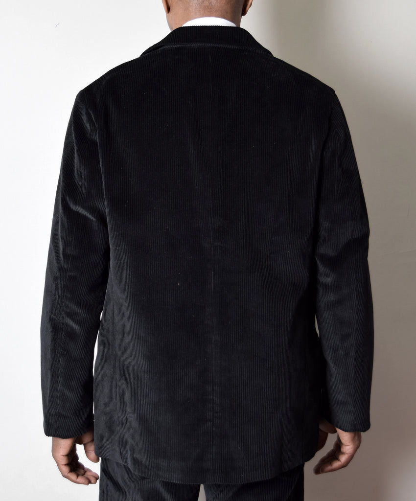 Black Corduroy Informal Lined C20th Jacket (JA1920-BC)