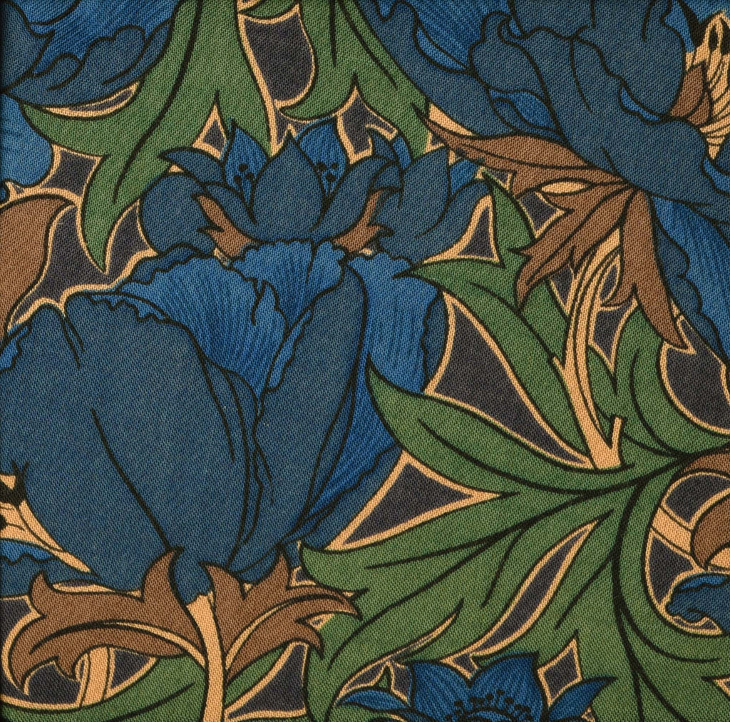 Blue Poppy Liberty Fabric (FD-LIB-21)