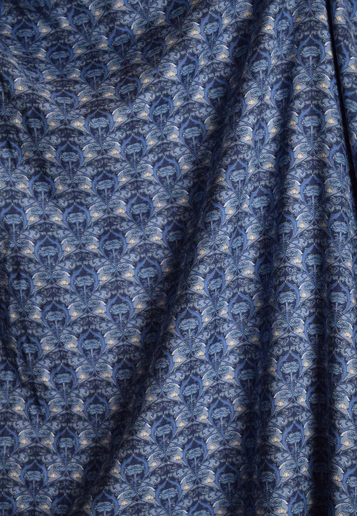 Blue Art Nouveau Liberty Jubilee Fabric (FD-LIB-20)