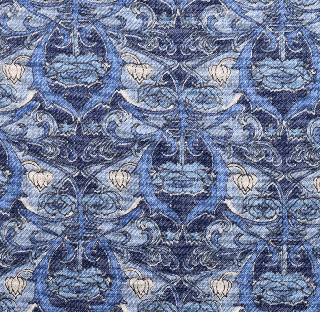 Blue Art Nouveau Liberty Jubilee Fabric (FD-LIB-20)