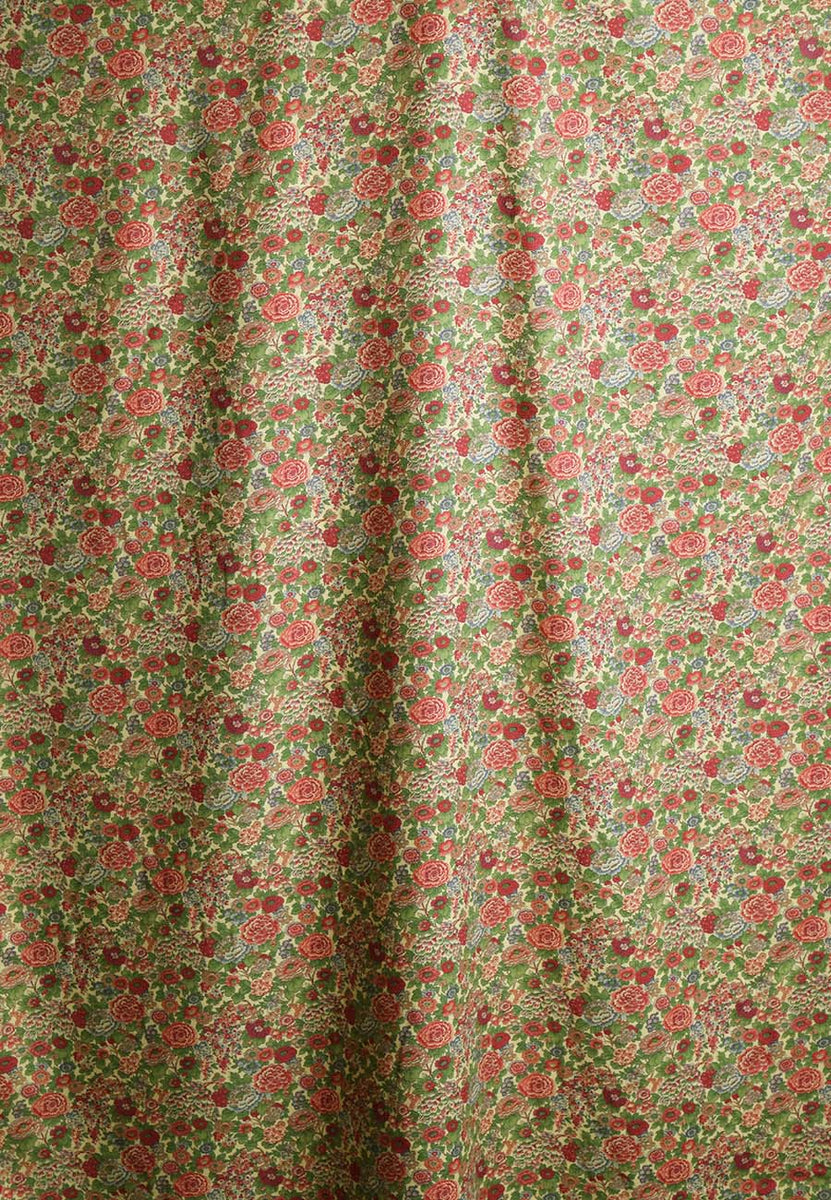 'Elysian' Red and Green Liberty Jubilee Fabric (FD-LIB-15) – Darcy Clothing