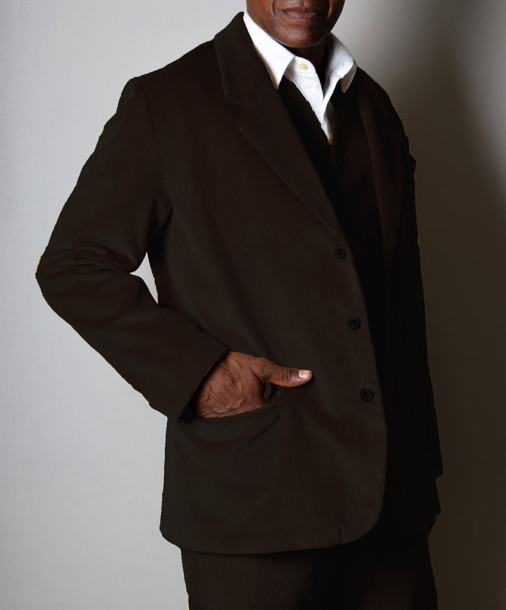 Dark Brown Corduroy Informal Lined C20th Jacket (JA1920-DBC) – Darcy ...