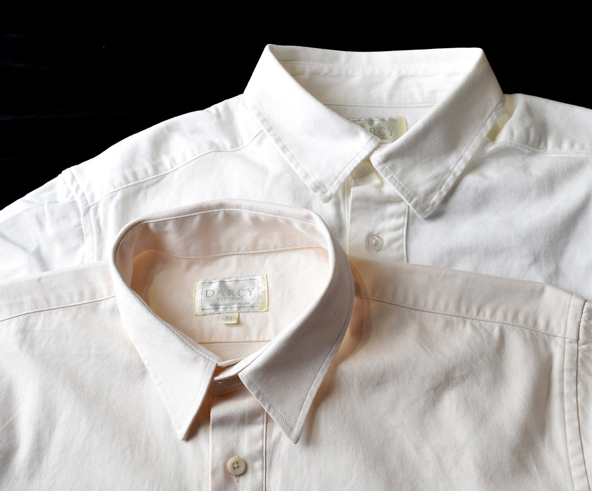 Cricket Shirt (TOP) and Chalk White Shirt (BOTTOM)