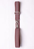 Elasticated Snake Belts (BR750) - Wine Stripe