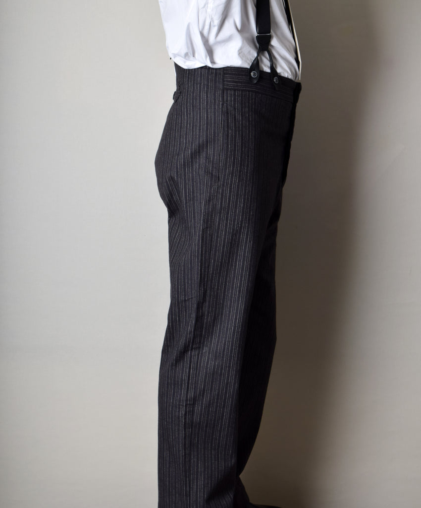 Western Stripe Fishtail Back Trousers (TR1200) - Side
