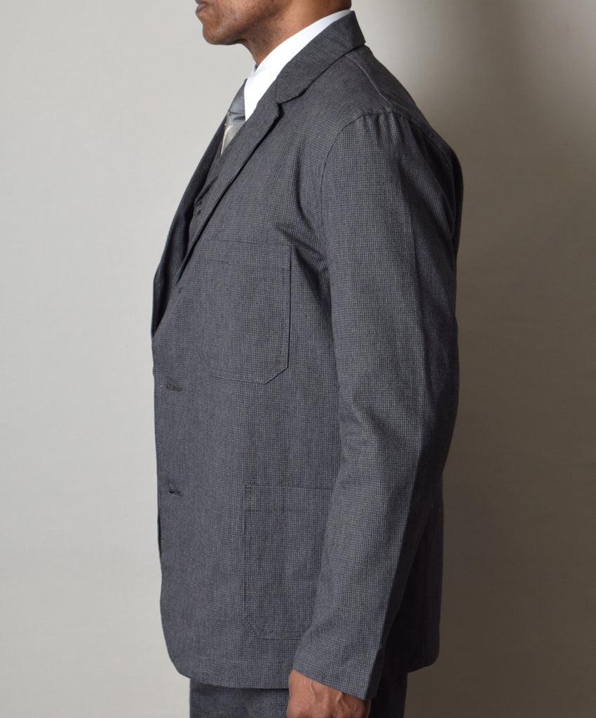 Charcoal Textured Weave Jacket (JA360)