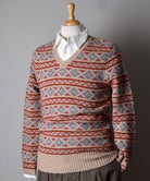 Sammy Wool Fair Isle Jumper (KN170) - Front
