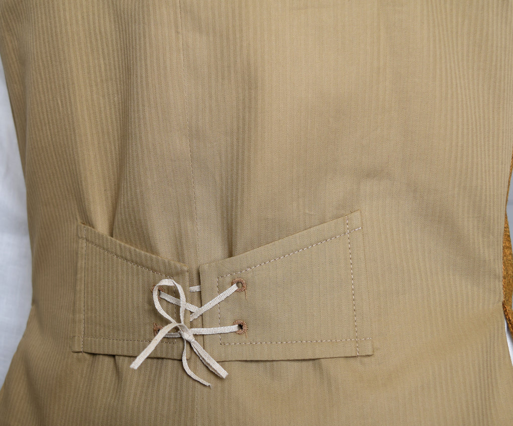Gold Herringbone