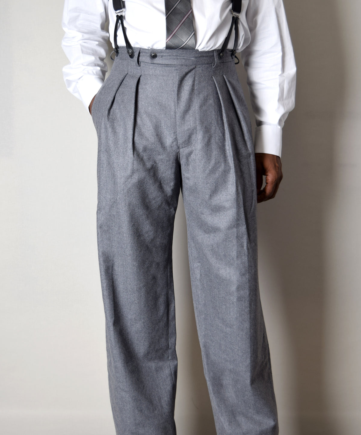 TR1920 - Grey Flannel Trouser