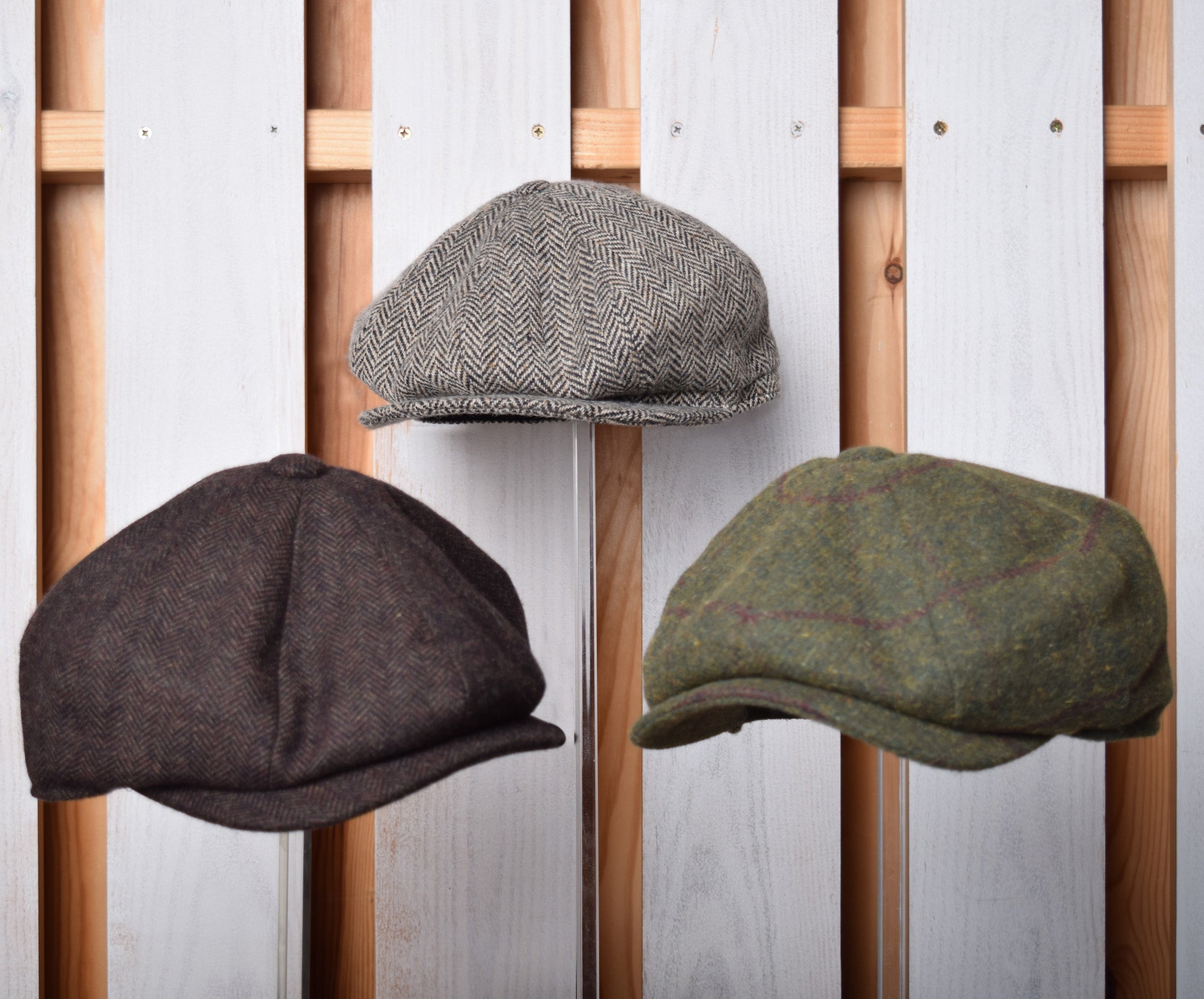 Panel Piece Newsboy Cap Standard Eight Piece Cap (HA137)