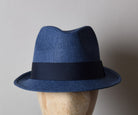 Paperstraw Trilby (HA337) - Navy front