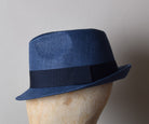Paperstraw Trilby (HA337) - Navy side