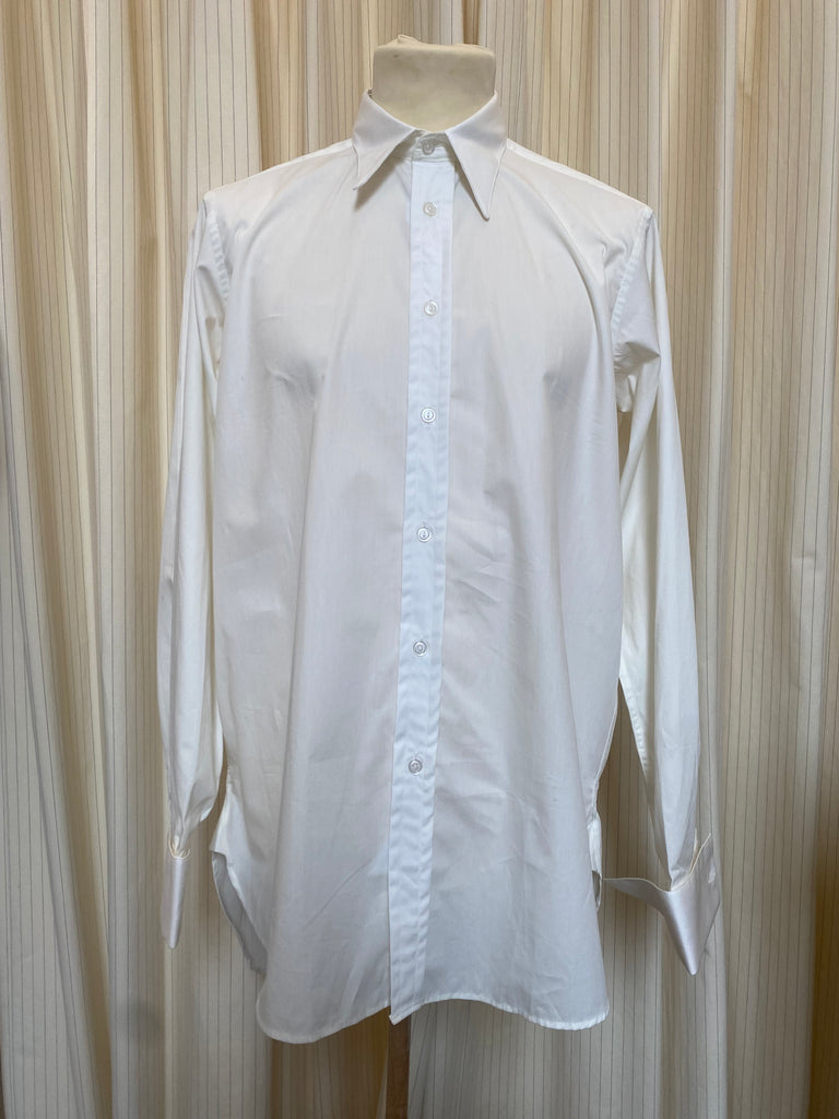 Shirt 2 - Faulty spearpoint shirt, SH190P colour Pale Ivory 15" Double Cuff