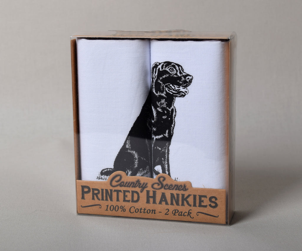 Vintage Printed Handkerchief (HA001) - Lab