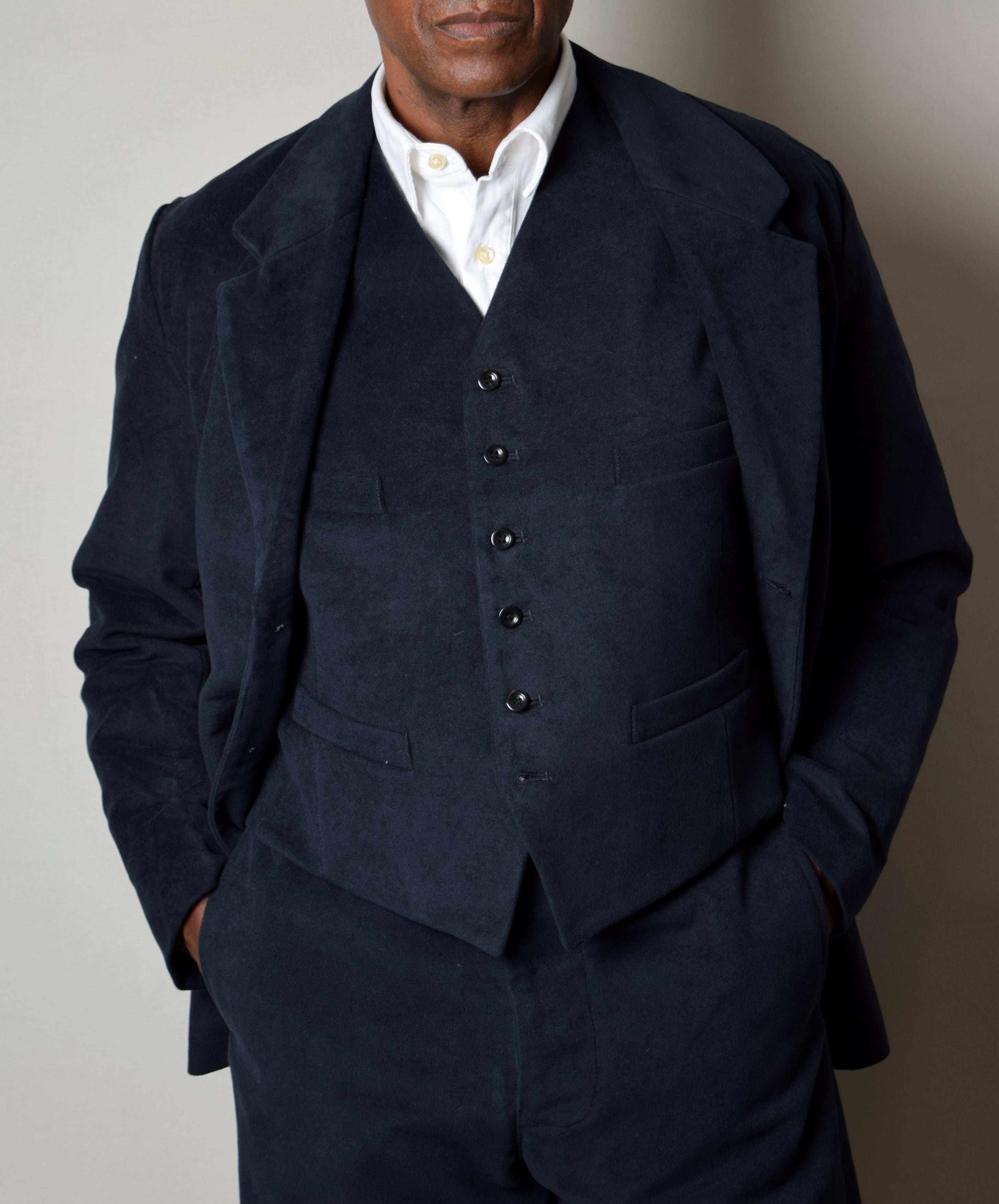 Navy Moleskin Informal Lined C20th Jacket (JA1920-N) – Darcy Clothing
