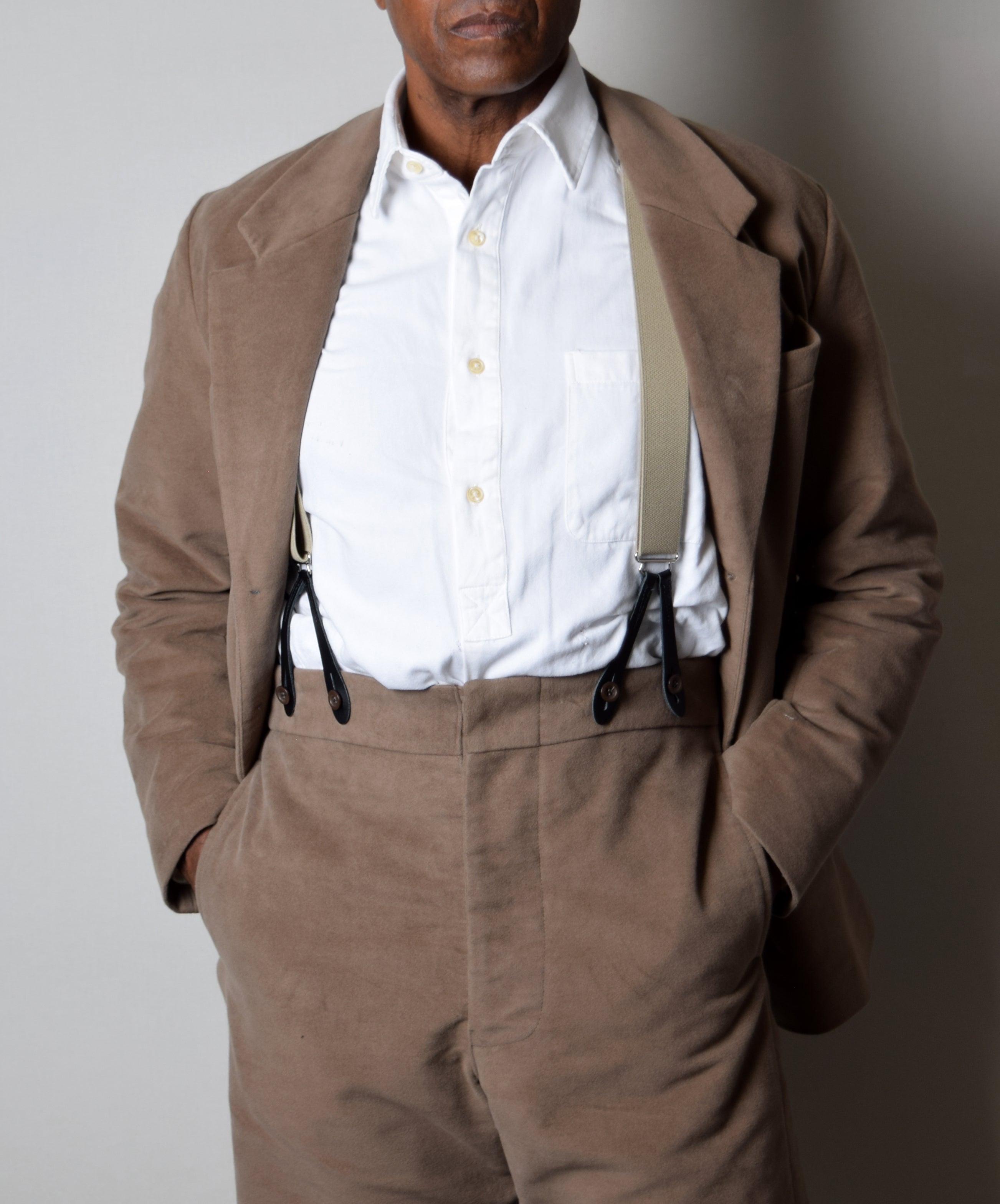 New Putty Moleskin Informal Lined C20th Jacket (JA1920-P) – Darcy Clothing