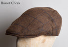 Traditional Flat Cap (HA150) - Russet Check
