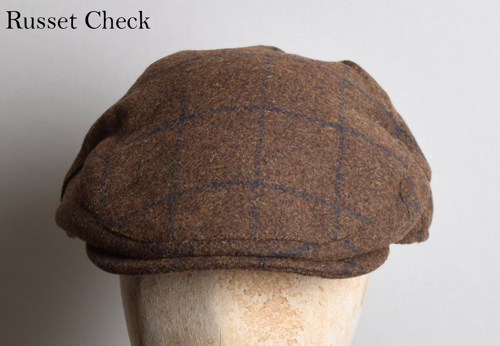 Traditional Flat Cap (HA150) - Russet Check