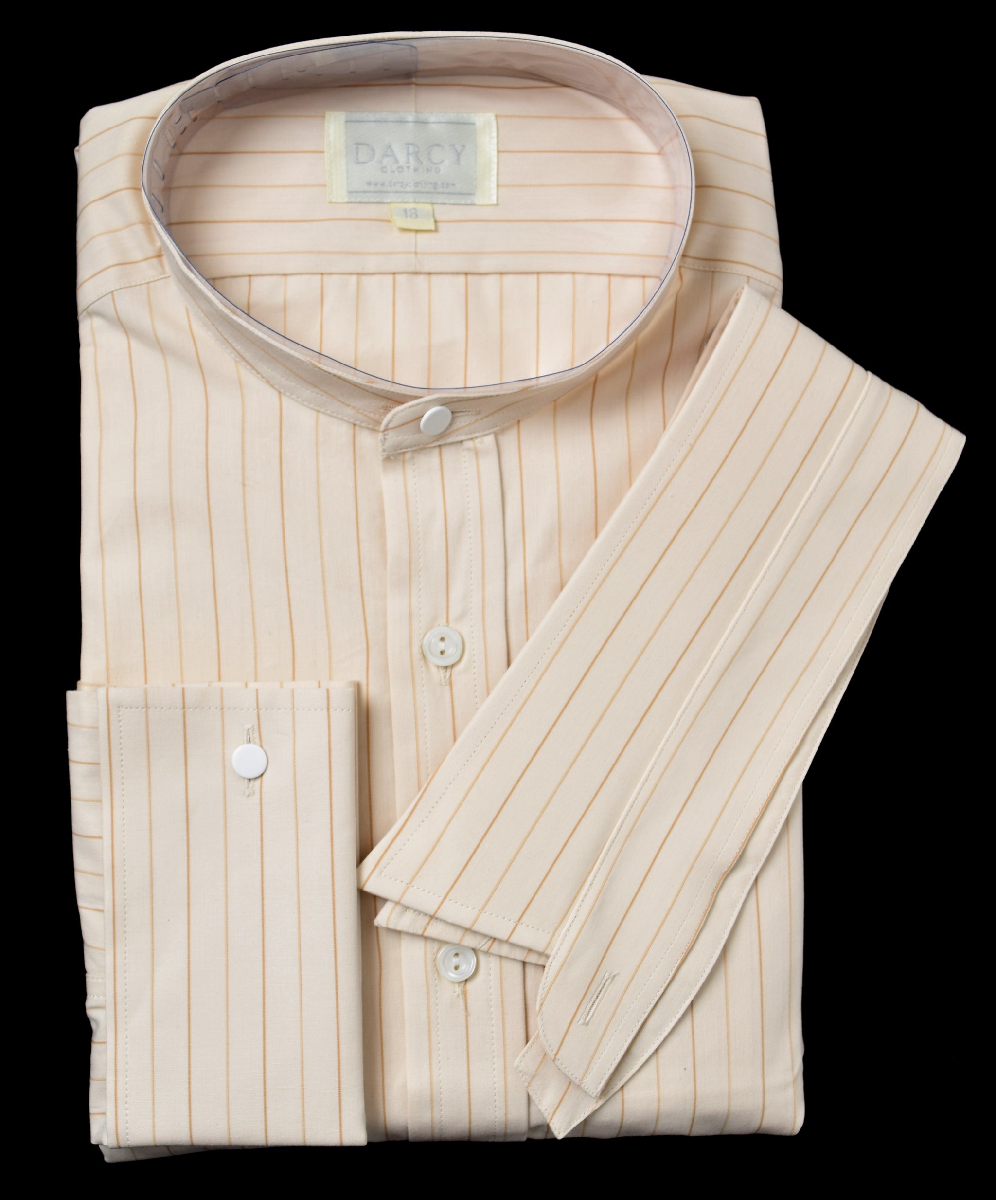 THE BAND COLLAR SHIRT(46 GREY BEIGE): THE RERACS: MENS｜THE
