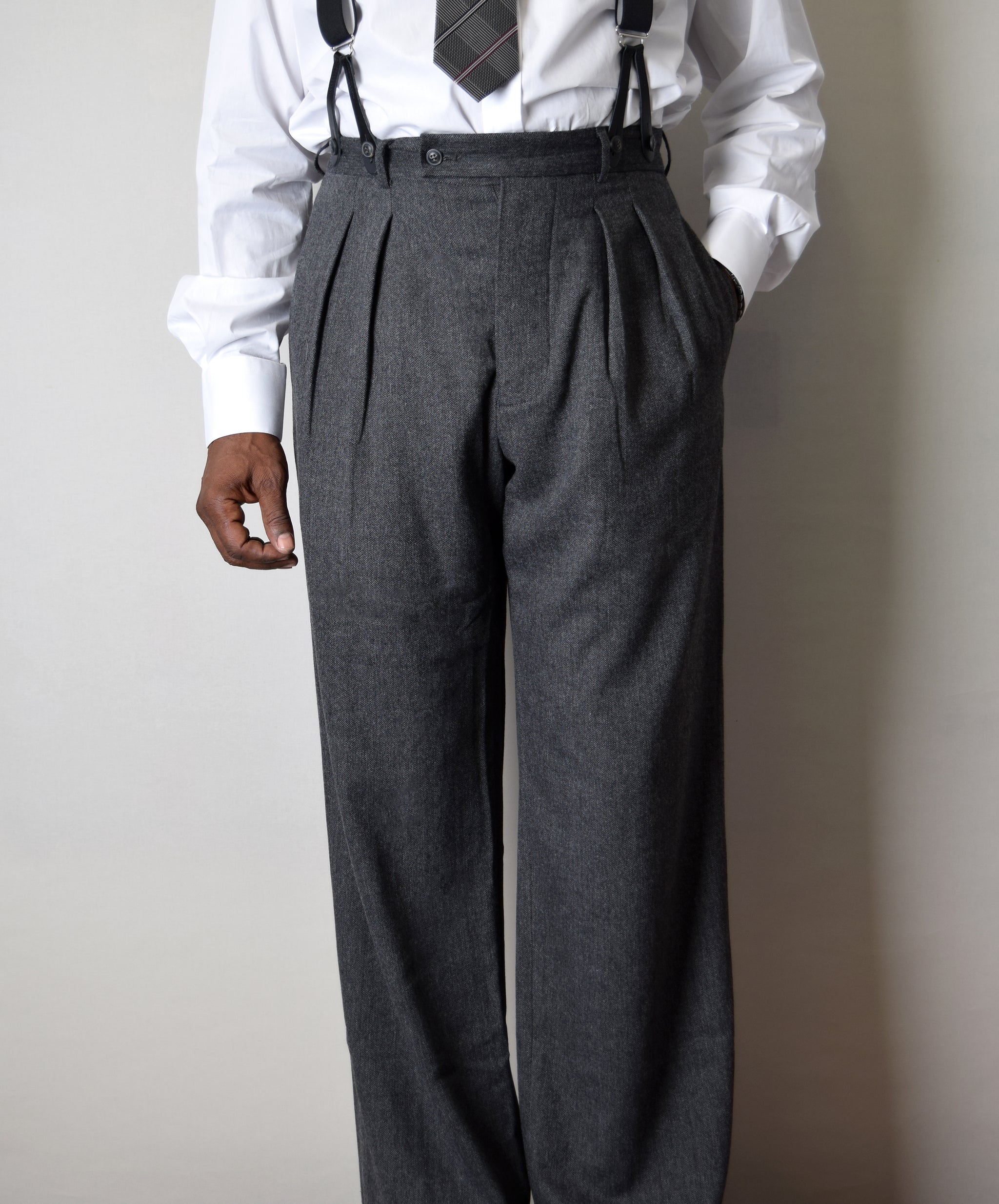 Limited Edition Pleated Front Trousers (TR1920-L) – Darcy Clothing
