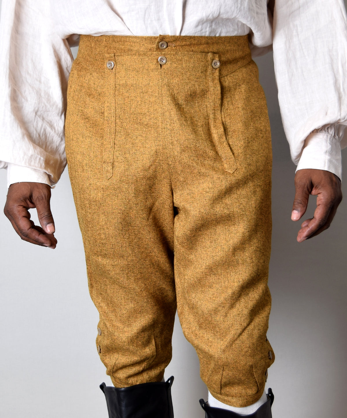 Gold Herringbone