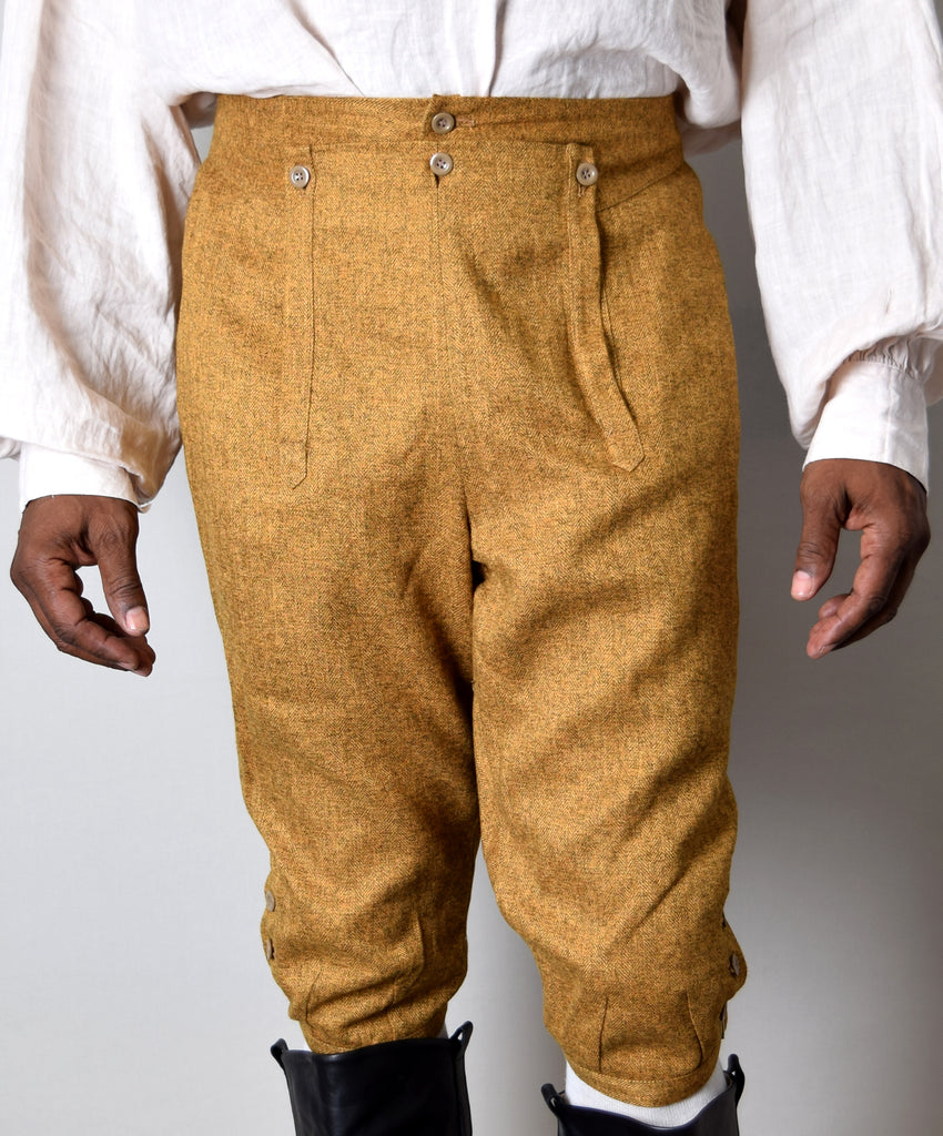 Gold Herringbone