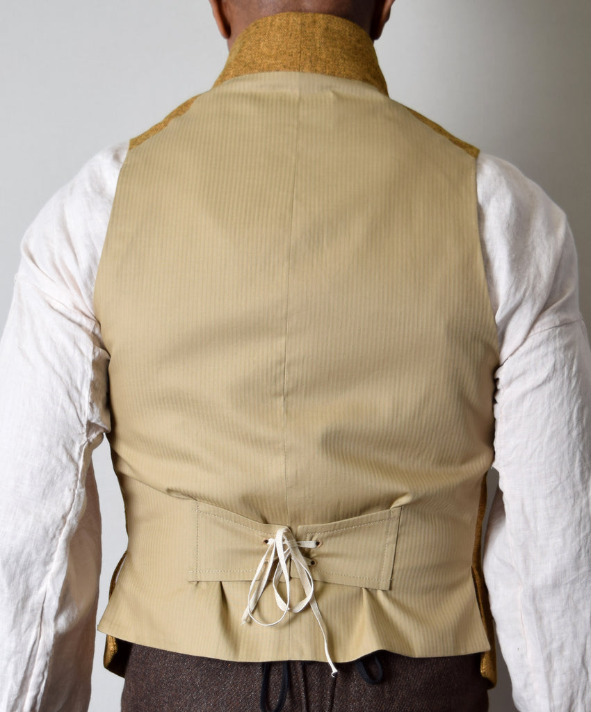 Gold Herringbone