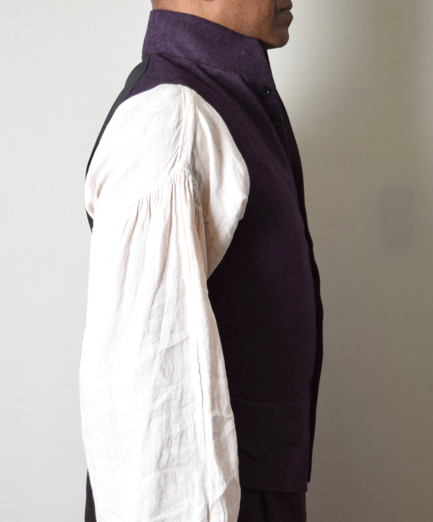 Aubergine Herringbone