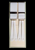 Plain Coloured Button-on Braces (BR700) - White